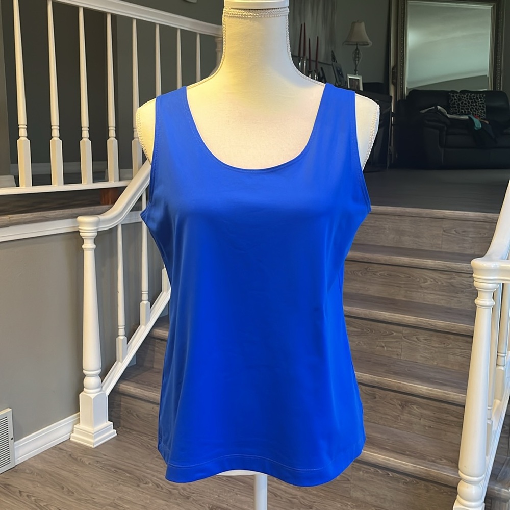 Chico's Elegant Royal Blue Tank Top